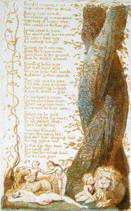 Affamato, piangente, debole..., tavola 7 da Songs of Innocence, 1789